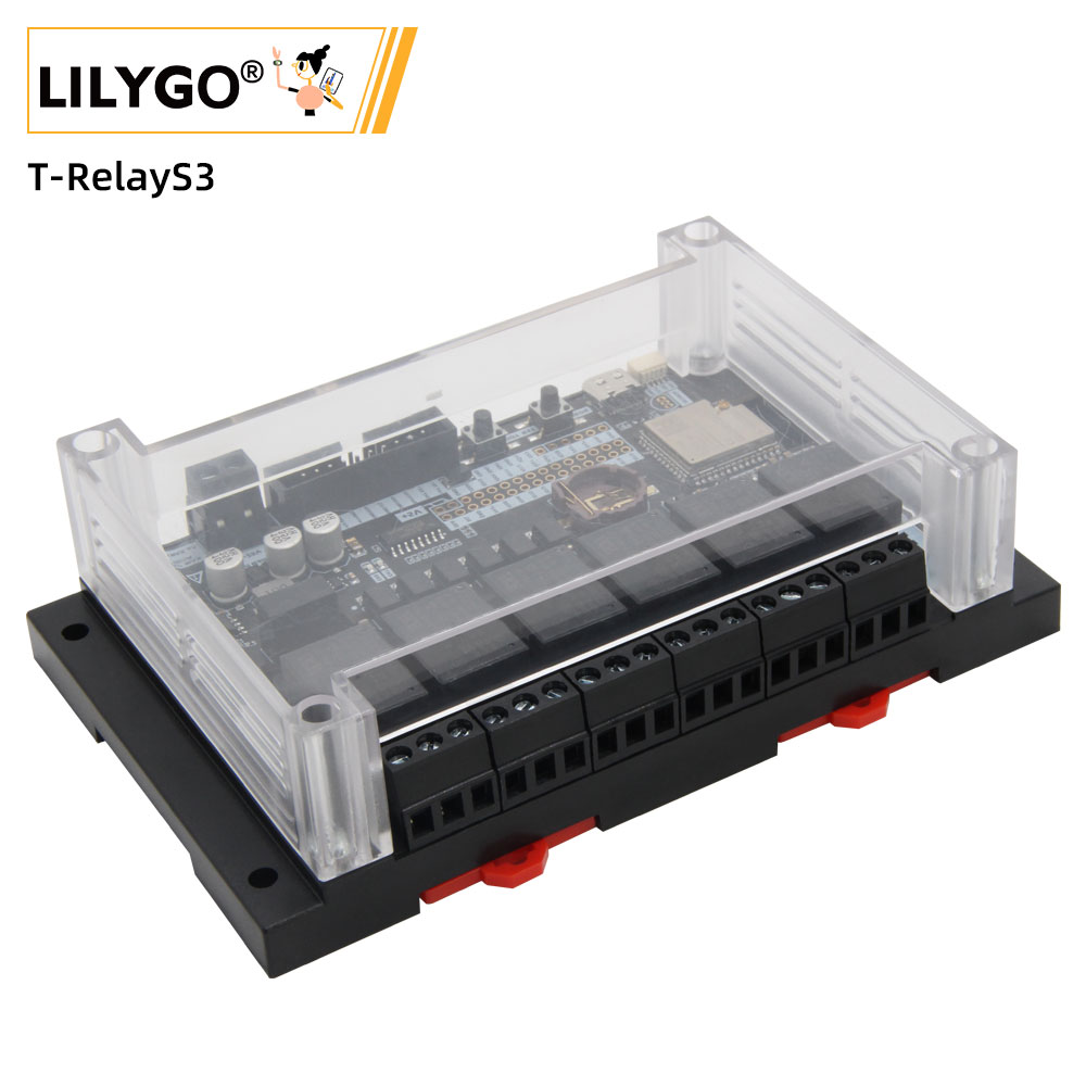 Lolin S3 - LILYGO® T-RelayS3 ESP32-S3 6-Way röle geliştirme