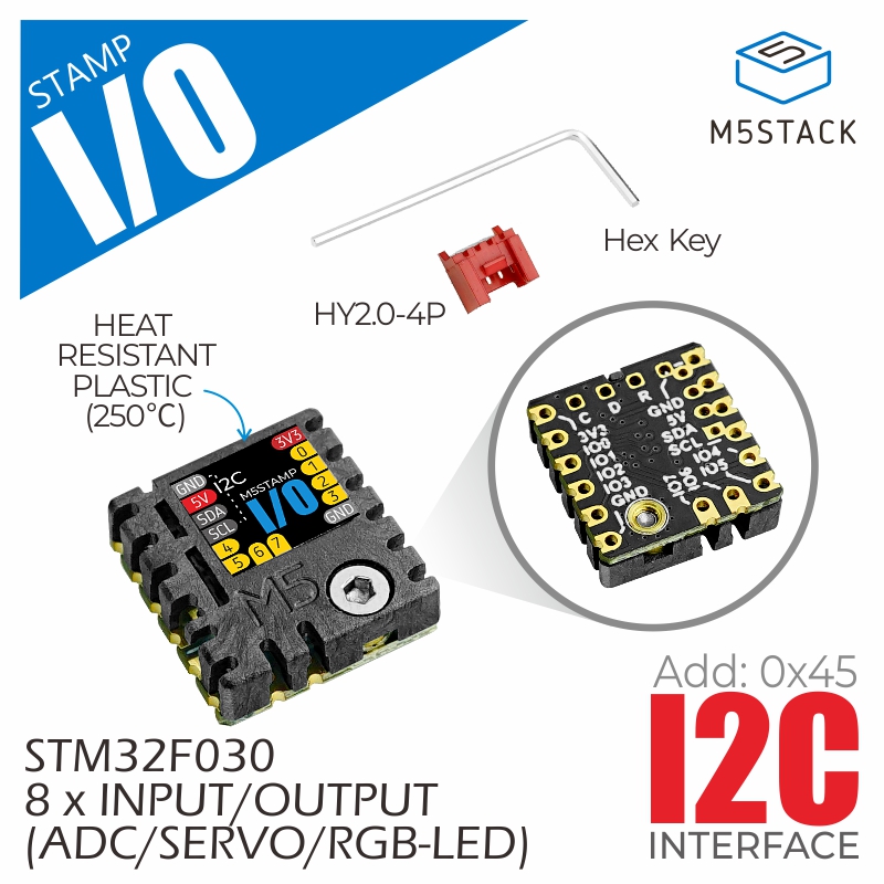 M5Stack - M5Stack Resmi M5Stamp Uzatma G/Ç Modülü