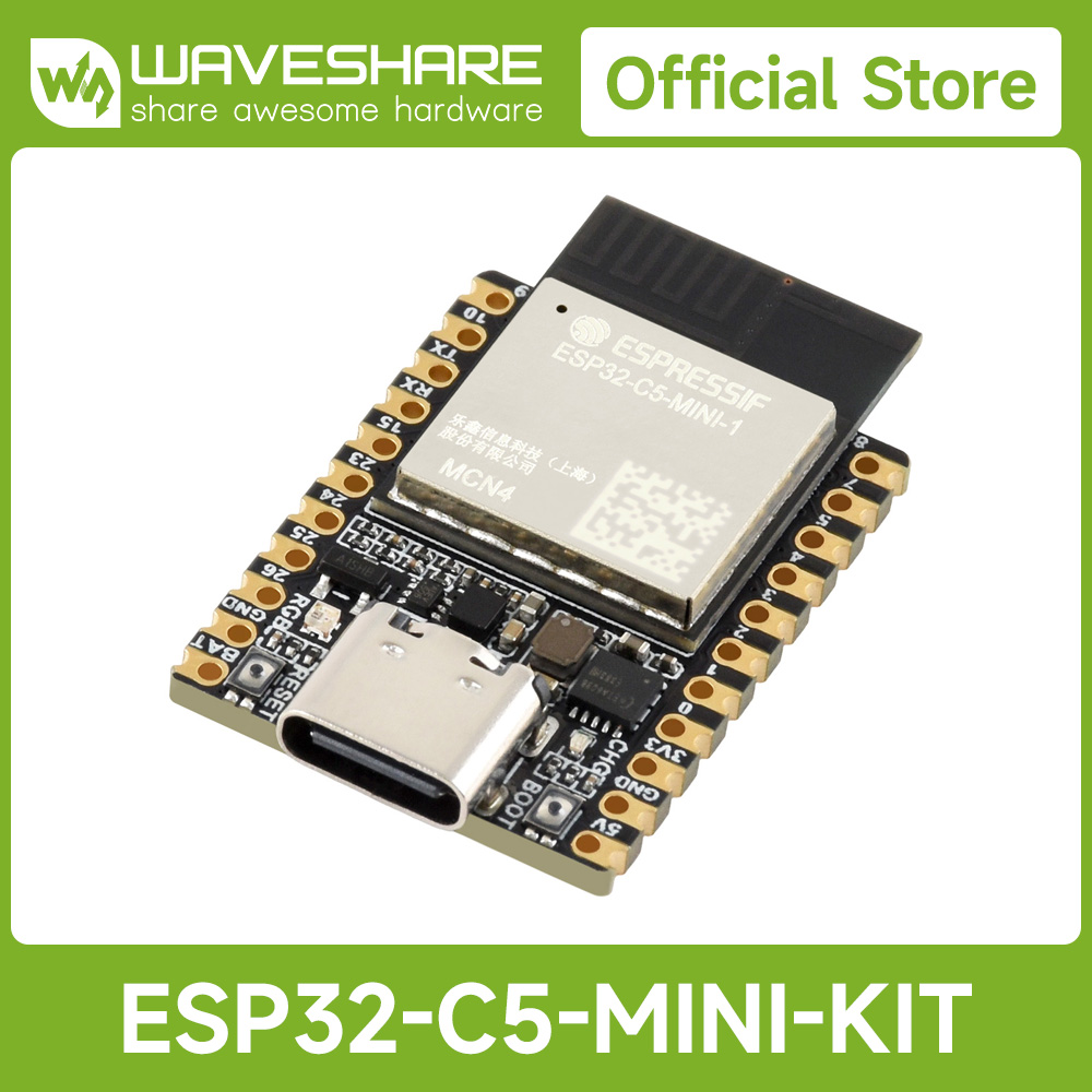 Waveshare ESP32-C5 Mini Çift B - Waveshare Esp32 incelemesi ve fiyatı